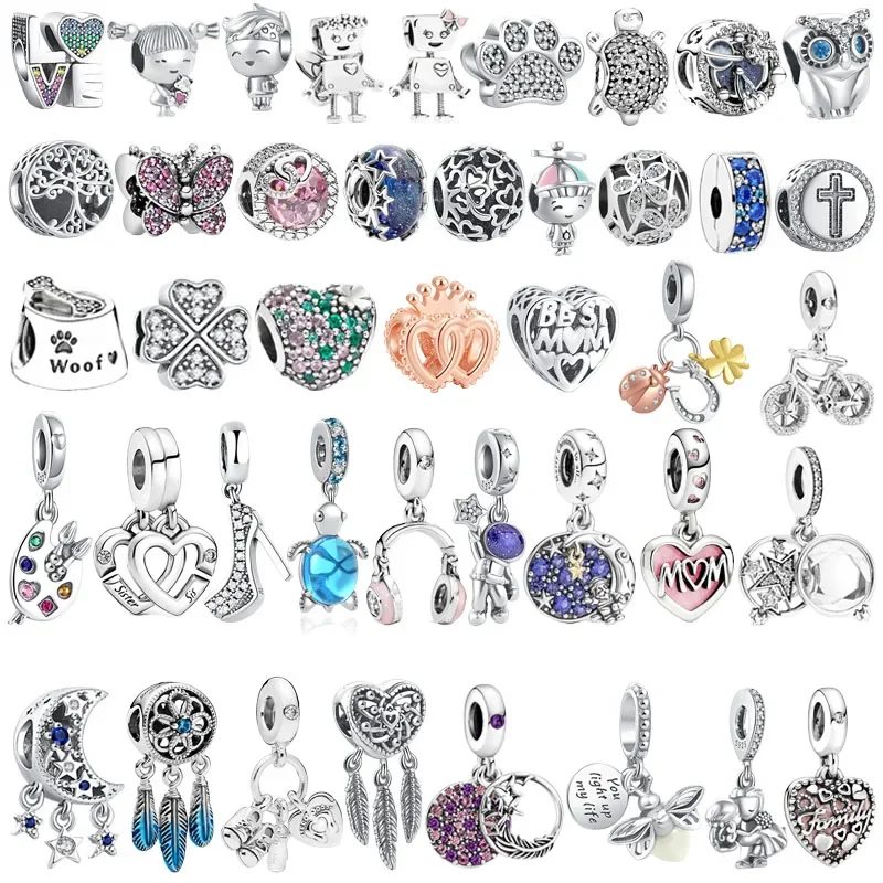 Original 925 Sterling Silver Sweet Home Family Girl Boy Butterfly Charms Beads for Pandora DIY Bracelet Women Jewellery Gift
Original 925 Sterling Silver Sweet Home Family Girl Boy Butterfly Charms Beads for Pandora DIY Bracelet Women Jewellery Gift