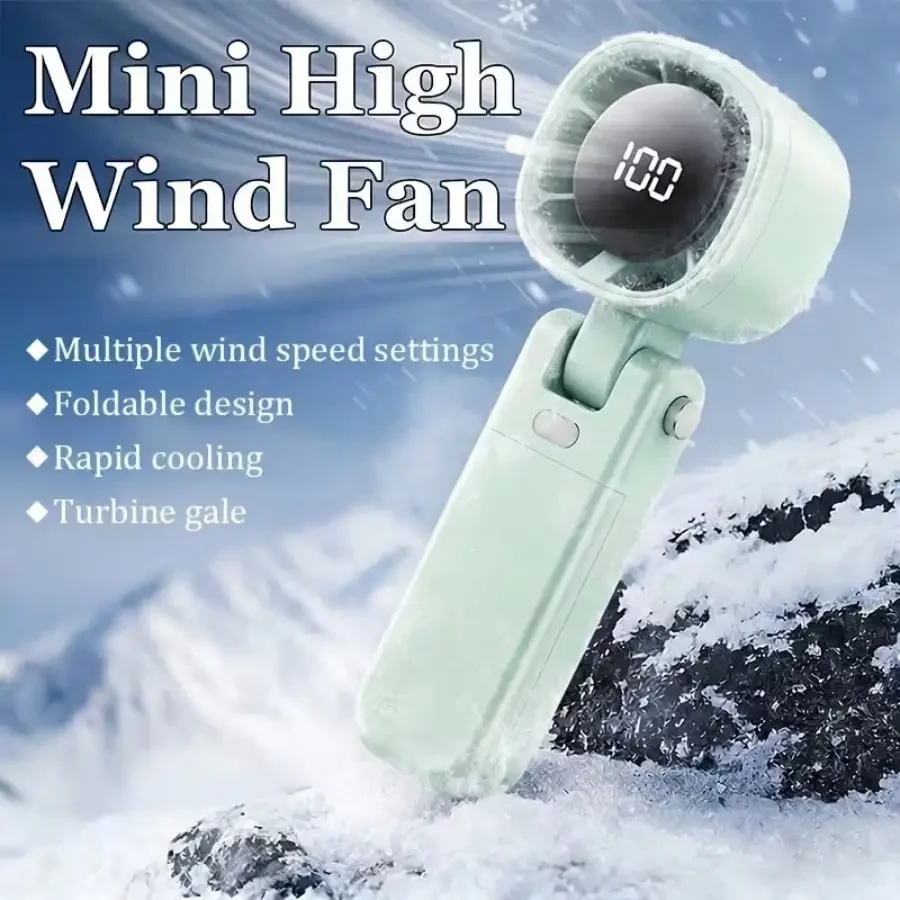 The New 2026 Mini Portable Fan Is Handheld, USB Rechargeable, Has Three Speed Settings, A High-Speed, Strong Airflow Design
The New 2026 Mini Portable Fan Is Handheld, USB Rechargeable, Has Three Speed Settings, A High-Speed, Strong Airflow Design