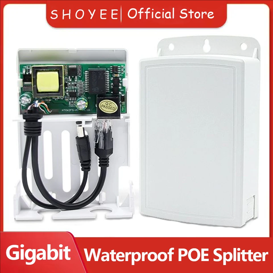 Новый водонепроницаемый гигабитный разветвитель POE IP67 от 48 В до 12 В IEEE 802.3af/at адаптер для наружной IP-камеры системы безопасности видеонаблюдения
Новый водонепроницаемый гигабитный разветвитель POE IP67 от 48 В до 12 В IEEE 802.3af/at адаптер для наружной IP-камеры системы безопасности видеонаблюдения