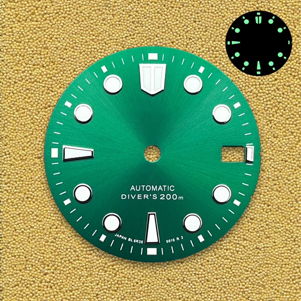 28.5mm S Logo Sunburst Dial Fit NH35/NH36 Japanese Movement Diving Watch Modification Accessories NH35 Dial
28.5mm S Logo Sunburst Dial Fit NH35/NH36 Japanese Movement Diving Watch Modification Accessories NH35 Dial