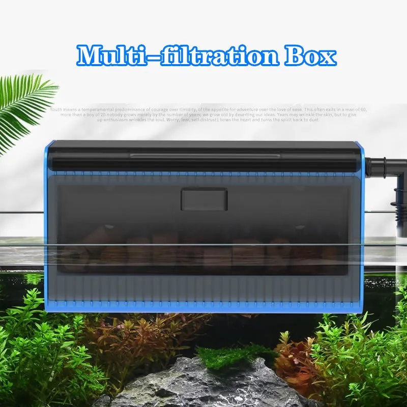 Fish Tank Hang On Filter Circulation System Filter Box Top Aquarium Accessories Fishbowl Water Curtain peceras y acuarios
Fish Tank Hang On Filter Circulation System Filter Box Top Aquarium Accessories Fishbowl Water Curtain peceras y acuarios