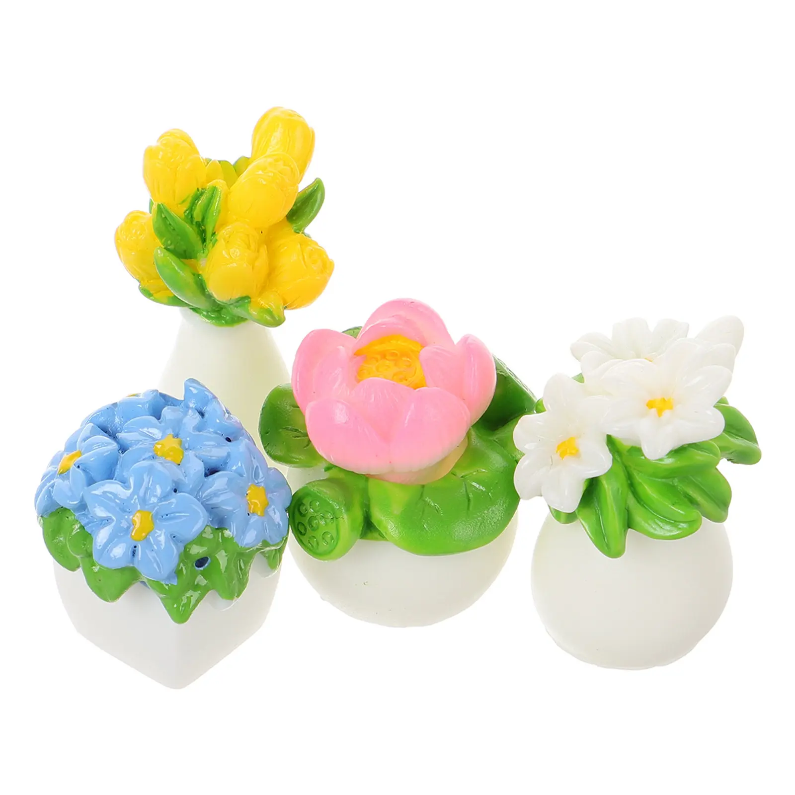 4Pcs Mini Bonsai Ornament Set Artificial Potted Plant Decor for Dollhouse Miniature Garden Micro Landscape Prop Lightweight Easy
4Pcs Mini Bonsai Ornament Set Artificial Potted Plant Decor for Dollhouse Miniature Garden Micro Landscape Prop Lightweight Easy
