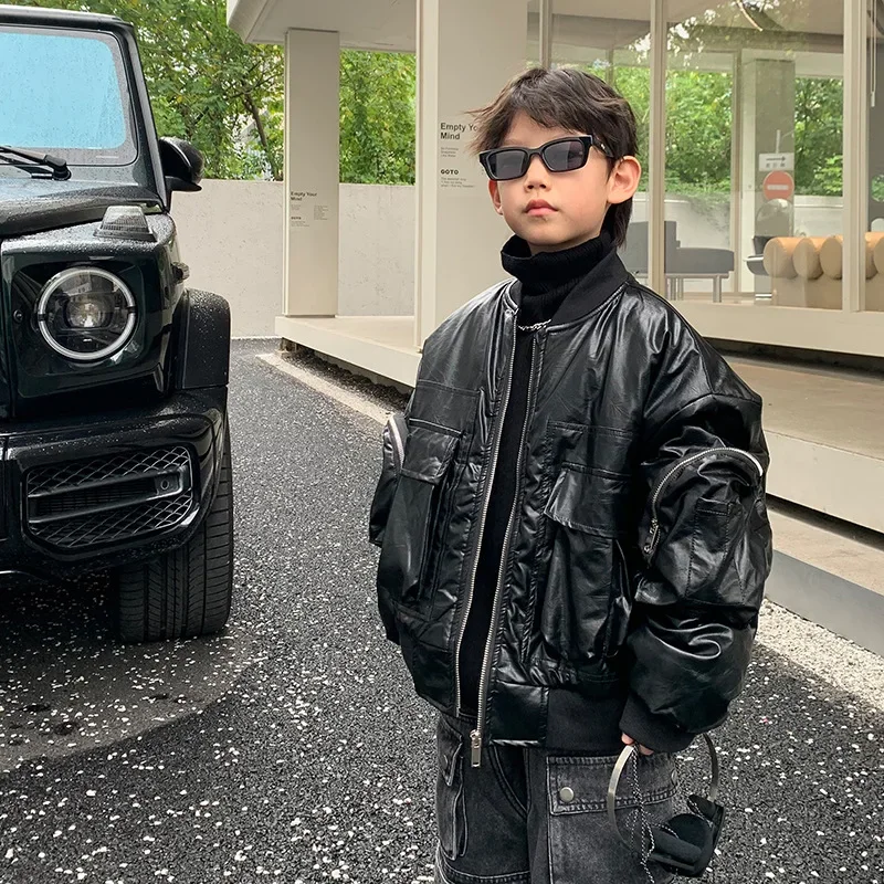Children Clothing Fashion Casual All Match Cotton Jacket 2024 Winter New Boys Handsome Solid Color Personality Loose Fleece Coat
Children Clothing Fashion Casual All Match Cotton Jacket 2024 Winter New Boys Handsome Solid Color Personality Loose Fleece Coat