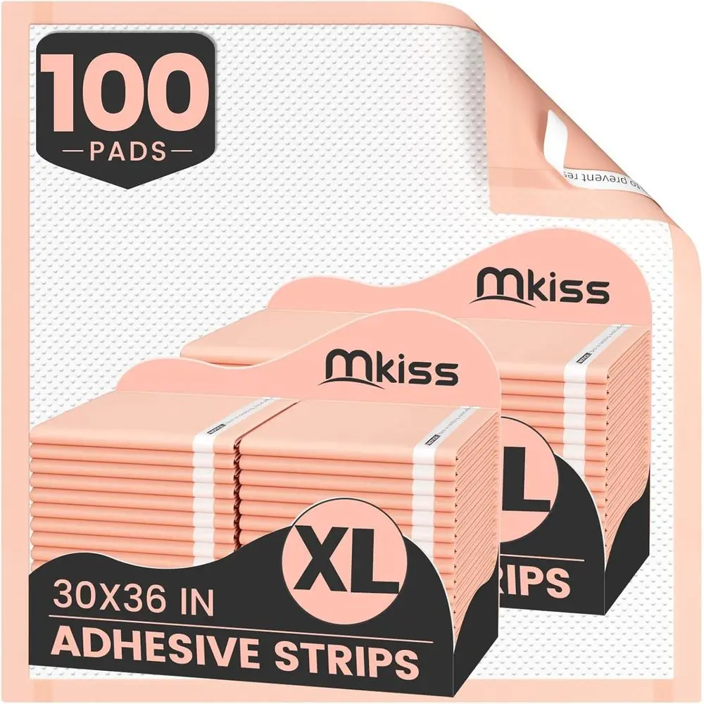 Extra Large 30x36 Absorbent Adult Incontinence Pads with Adhesive Strips, Disposable Underpads for Leak Protection and Pet Train
Extra Large 30x36 Absorbent Adult Incontinence Pads with Adhesive Strips, Disposable Underpads for Leak Protection and Pet Train