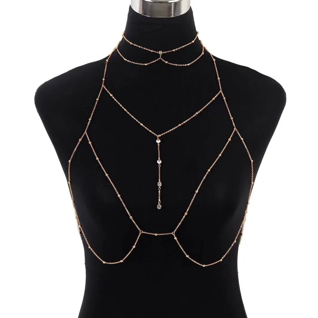 Women New Shiny Rhinestones Tassel Sexy Chest Body Chain For Women Girls Fashion Metal Bra Cross Hollow Body Chain Jewelry
Women New Shiny Rhinestones Tassel Sexy Chest Body Chain For Women Girls Fashion Metal Bra Cross Hollow Body Chain Jewelry
