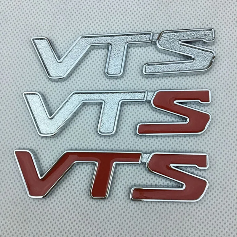 3D Metal Silver Black Red Logo VTS Emblem Car Fender Badge Trunk Decal Stikcer Accessories
3D Metal Silver Black Red Logo VTS Emblem Car Fender Badge Trunk Decal Stikcer Accessories