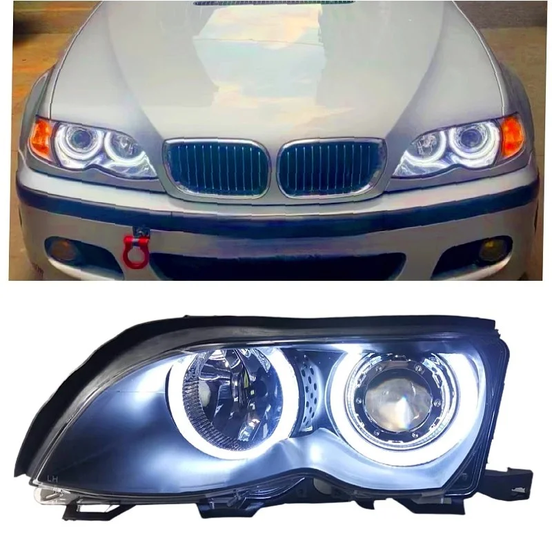 Car Led Headlight Angle Eye Front Lamp For BMW E46 02-05 Turn signal Daytime running light
Car Led Headlight Angle Eye Front Lamp For BMW E46 02-05 Turn signal Daytime running light