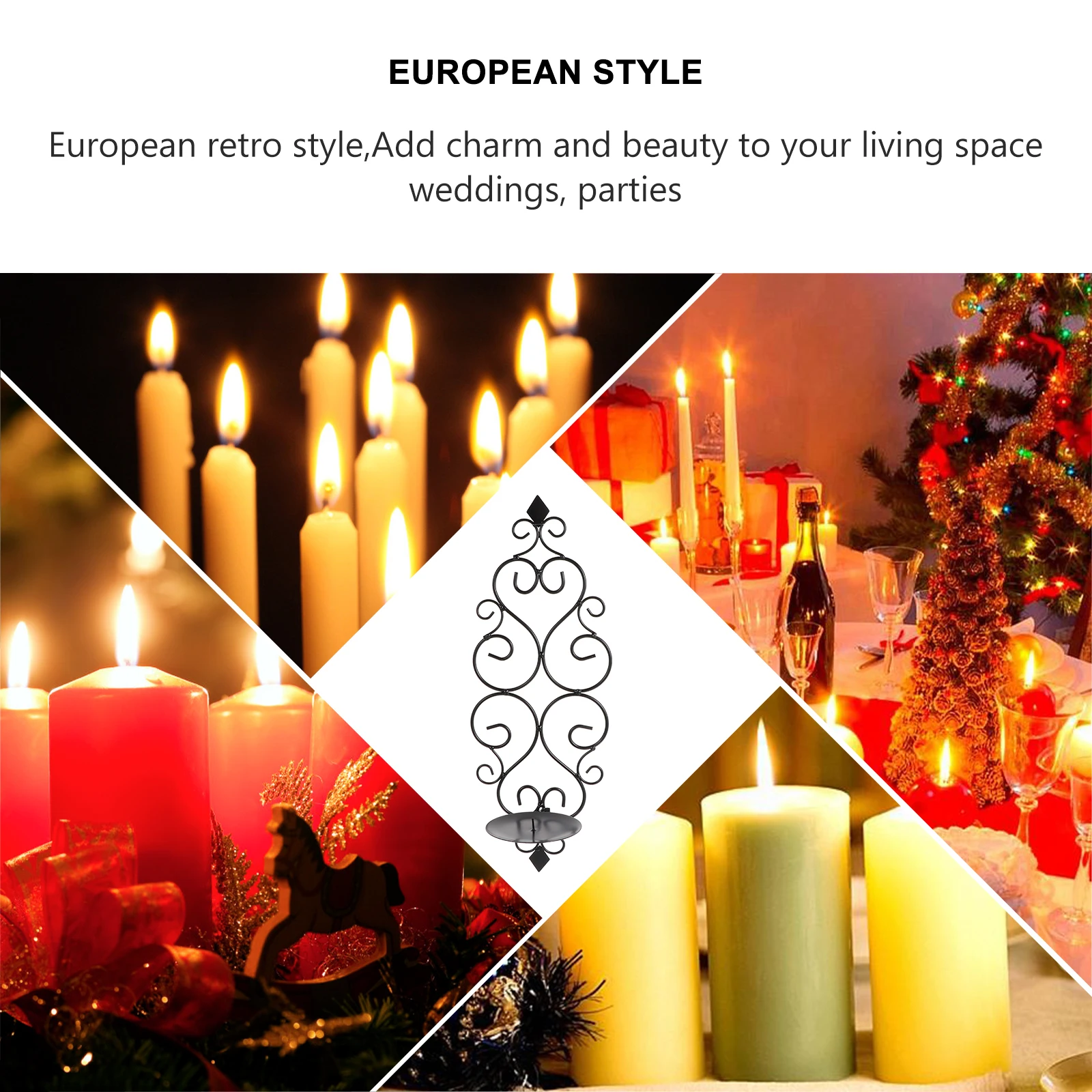 1 pc Classical Elegant Iron Home Candlestick Stand for Home Decor Christmas Wedding Stand Party Candlestick
1 pc Classical Elegant Iron Home Candlestick Stand for Home Decor Christmas Wedding Stand Party Candlestick