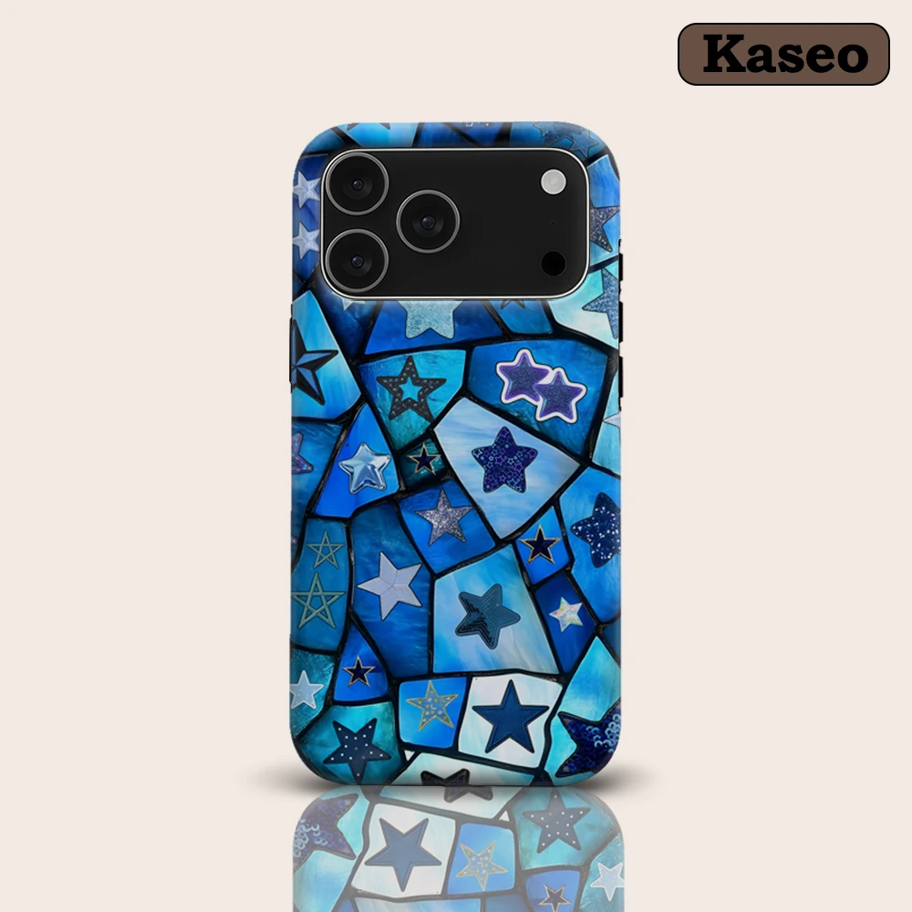 KASEO Matte Bumper for Magsafe Case for IPhone 17 16 15 14 Plus 13 Pro Max Shockproof Hard PC Stained Glass Stars Cover
KASEO Matte Bumper for Magsafe Case for IPhone 17 16 15 14 Plus 13 Pro Max Shockproof Hard PC Stained Glass Stars Cover