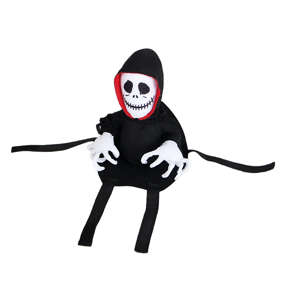 Small Dog Costume Pet Ghost Outfit Cat Halloween Cloak Black Polyester Clothing for
Small Dog Costume Pet Ghost Outfit Cat Halloween Cloak Black Polyester Clothing for