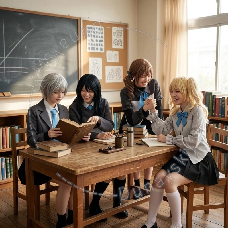PJSK Hoshino Ichika Hinomori Shiho Tenma Saki JK Cosplay School Uniform Cos Halloween Party Role Play Outfit Women Dress
PJSK Hoshino Ichika Hinomori Shiho Tenma Saki JK Cosplay School Uniform Cos Halloween Party Role Play Outfit Women Dress