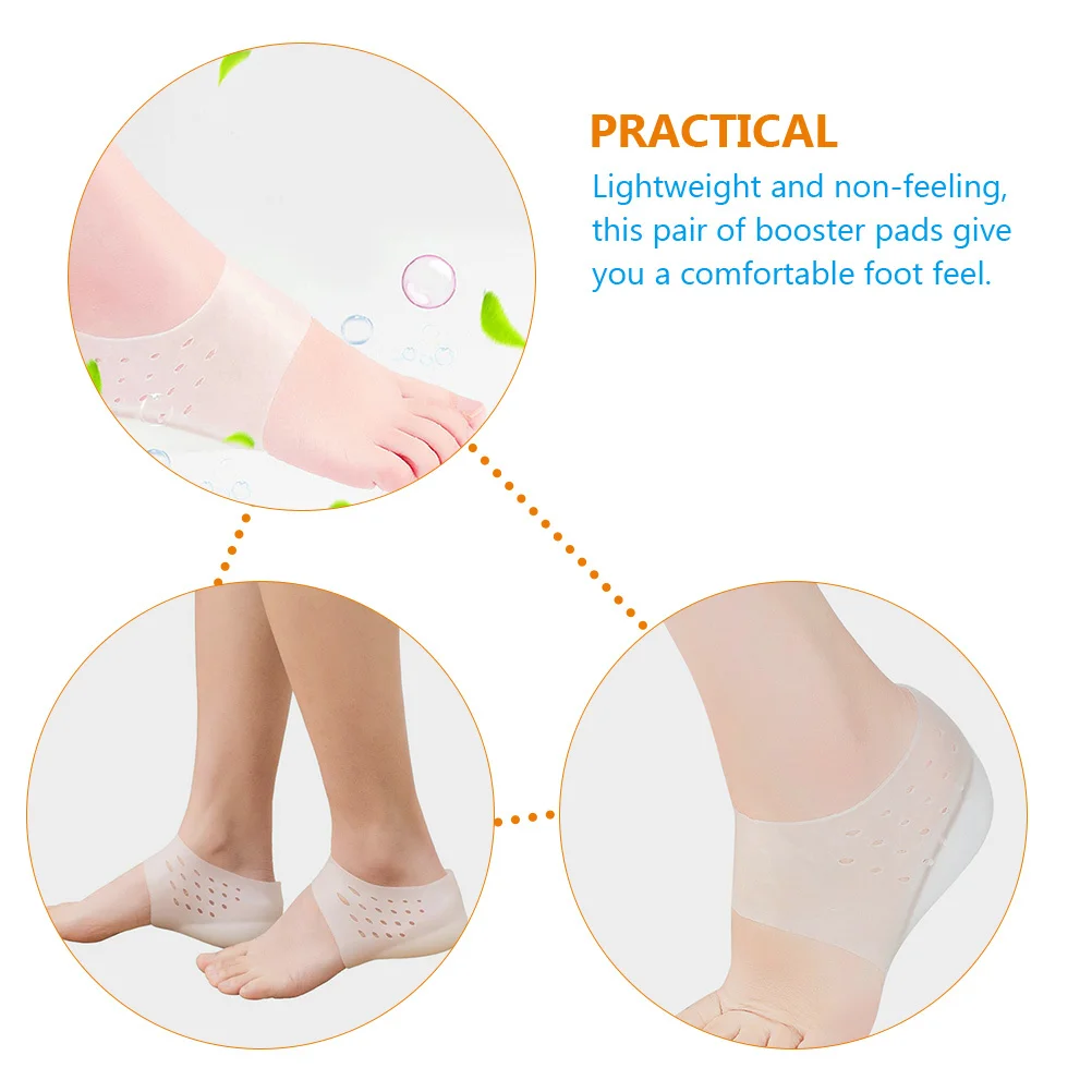 2pcs Height Increase Insoles Invisible Silicone Heel Pads Comfortable Shoe Inserts For Men Women Taller Socks Lightweight
2pcs Height Increase Insoles Invisible Silicone Heel Pads Comfortable Shoe Inserts For Men Women Taller Socks Lightweight