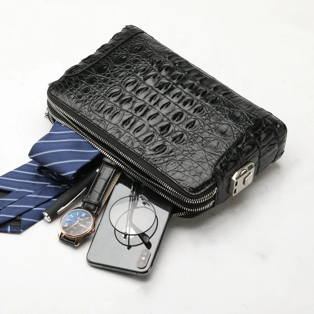 Новинка 2023 года, мужской клатч из крокодиловой кожи сзади, маленький клатч с двойным замком и паролем, деловая сумка из натуральной кожи 45
Новинка 2023 года, мужской клатч из крокодиловой кожи сзади, маленький клатч с двойным замком и паролем, деловая сумка из натуральной кожи 45