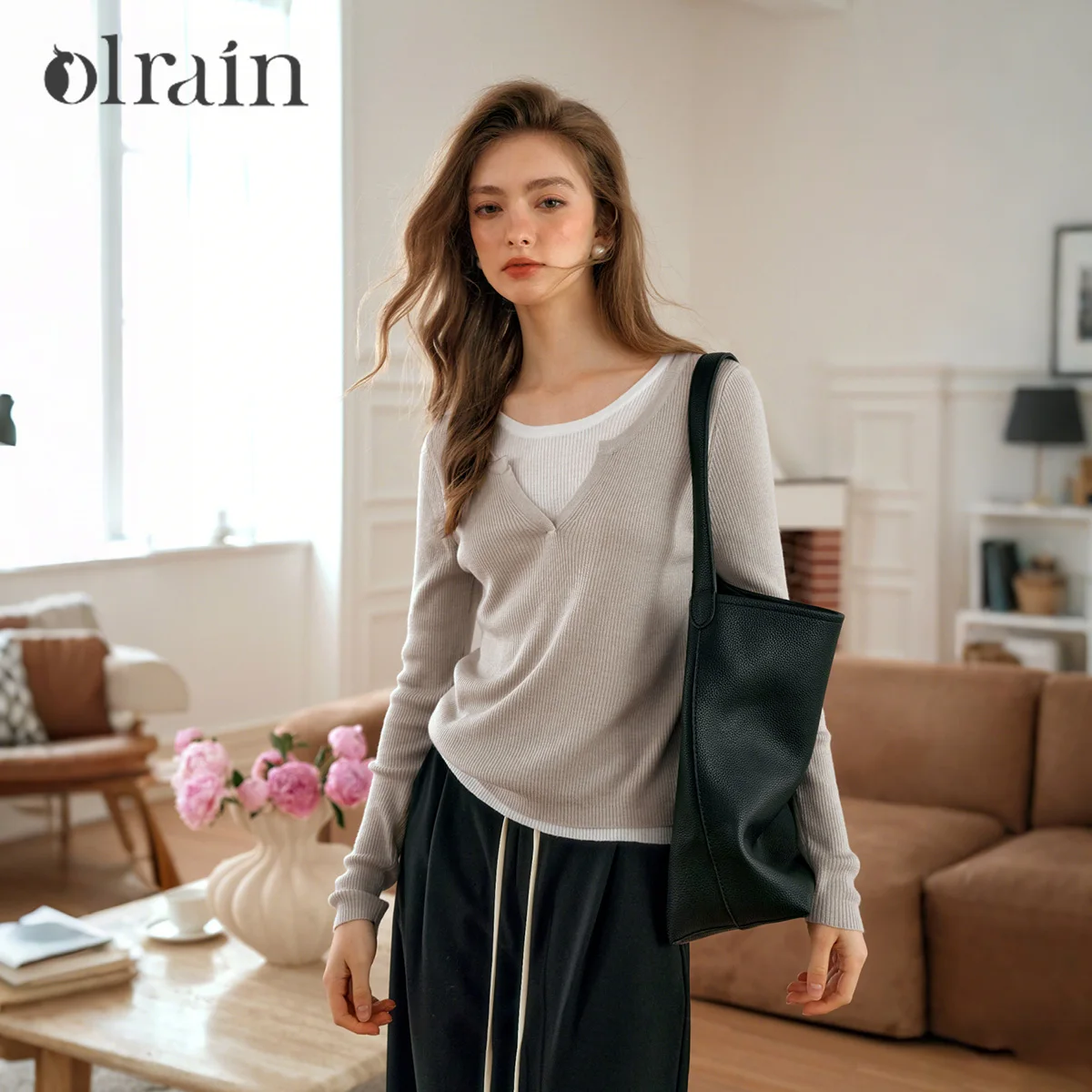 OLrain Oats Wool Blend 2 in 1 Pullovers 2025 Spring New Spliced Long Sleeve O Neck Knitted Lazy Commute Ladies Top VP56QZ92360
OLrain Oats Wool Blend 2 in 1 Pullovers 2025 Spring New Spliced Long Sleeve O Neck Knitted Lazy Commute Ladies Top VP56QZ92360