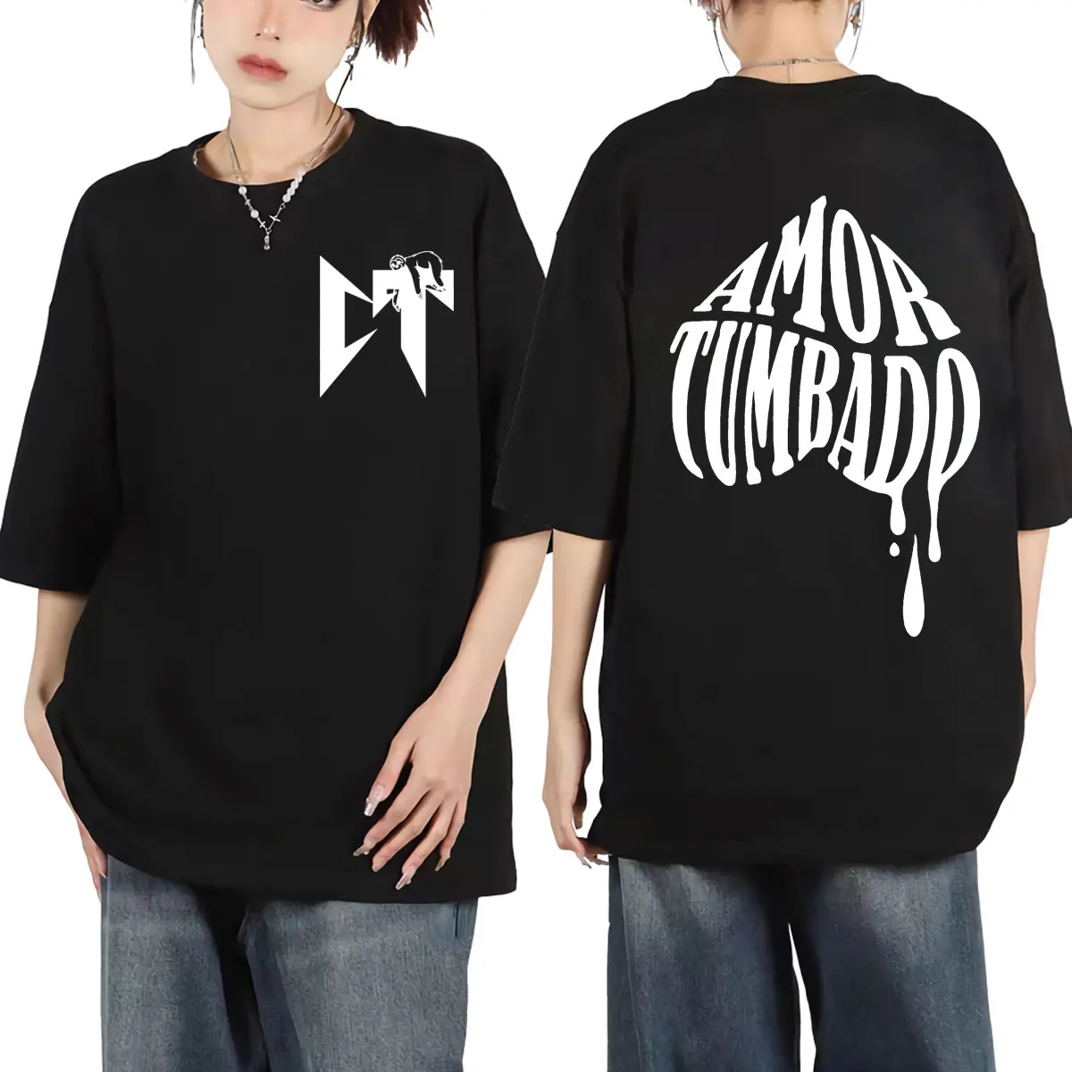Singer Natanael Cano Amor Tumbado Sloth Graphic T Shirts Men Women High Street Fashion Trend T-shirt Harajuku Hip Hop T-shirts
Singer Natanael Cano Amor Tumbado Sloth Graphic T Shirts Men Women High Street Fashion Trend T-shirt Harajuku Hip Hop T-shirts