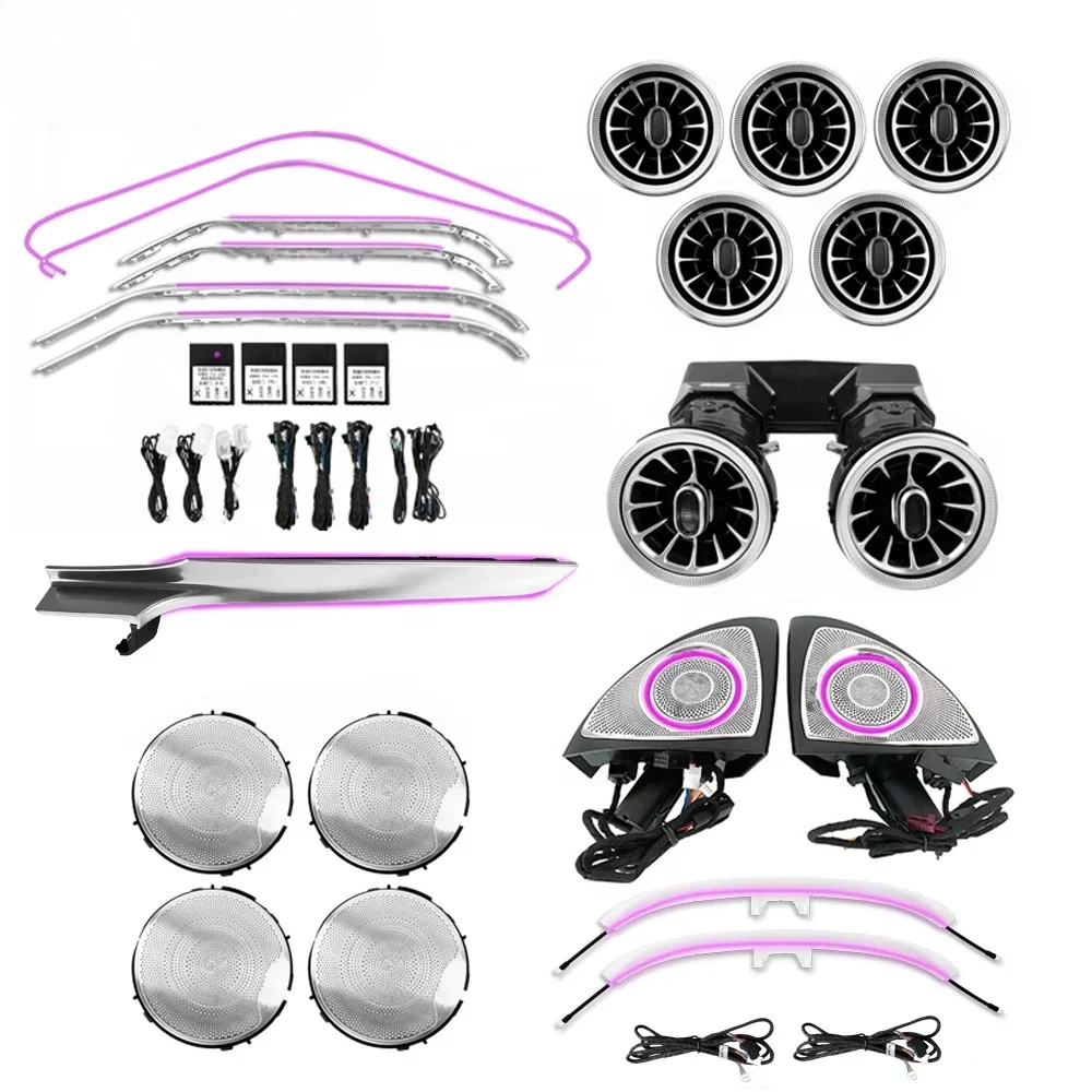 hot sale W205 64 Colors Ambient Lighting Upgrade Kit C-Class C300 C43 C63 GLC X253 Interior LED Light CHINA
hot sale W205 64 Colors Ambient Lighting Upgrade Kit C-Class C300 C43 C63 GLC X253 Interior LED Light CHINA