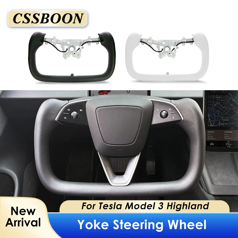 CSSBOON Model 3 Highland Sport Steering Wheel for Tesla 350mm Heating Racing 2024 Handle Wheels Car Modification Accessories
CSSBOON Model 3 Highland Sport Steering Wheel for Tesla 350mm Heating Racing 2024 Handle Wheels Car Modification Accessories