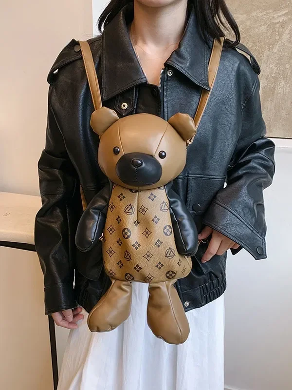 Cross border new printed teddy bear shoulder bag cute style ins Korean version leisure travel shoulder bag backpack for women
Cross border new printed teddy bear shoulder bag cute style ins Korean version leisure travel shoulder bag backpack for women