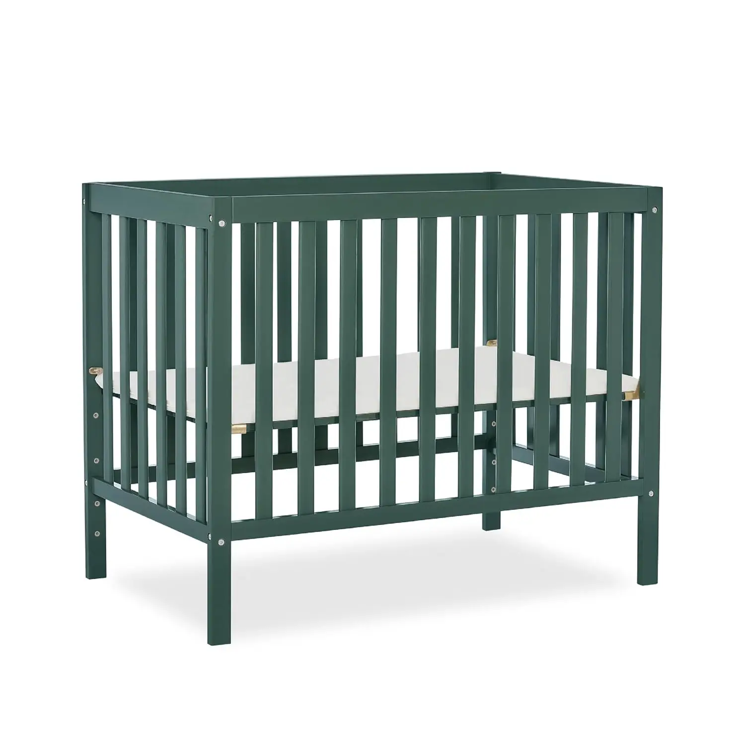 4-in-1 Convertible Mini Baby Crib in Olive Green, Non-Toxic, Compact Design Converts to Daybed & Twin Bed with Mattress Pad
4-in-1 Convertible Mini Baby Crib in Olive Green, Non-Toxic, Compact Design Converts to Daybed & Twin Bed with Mattress Pad
