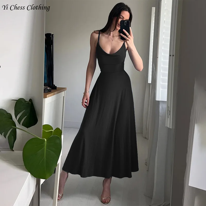 Summer New Style Solid color sleeveless Elegant Style Slim Fit Long Skirt with Pocket Collar Waist Tie Hanging Strap Dress
Summer New Style Solid color sleeveless Elegant Style Slim Fit Long Skirt with Pocket Collar Waist Tie Hanging Strap Dress