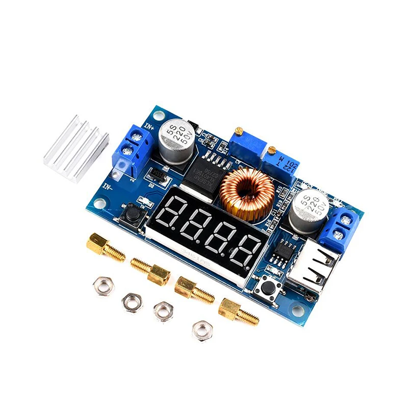 DC-DC 5A XL4015 Digital LED Drive Lithum Battery Charger Module CC/CV USB Step Down Buck Converter With Voltmeter Ammeter
DC-DC 5A XL4015 Digital LED Drive Lithum Battery Charger Module CC/CV USB Step Down Buck Converter With Voltmeter Ammeter