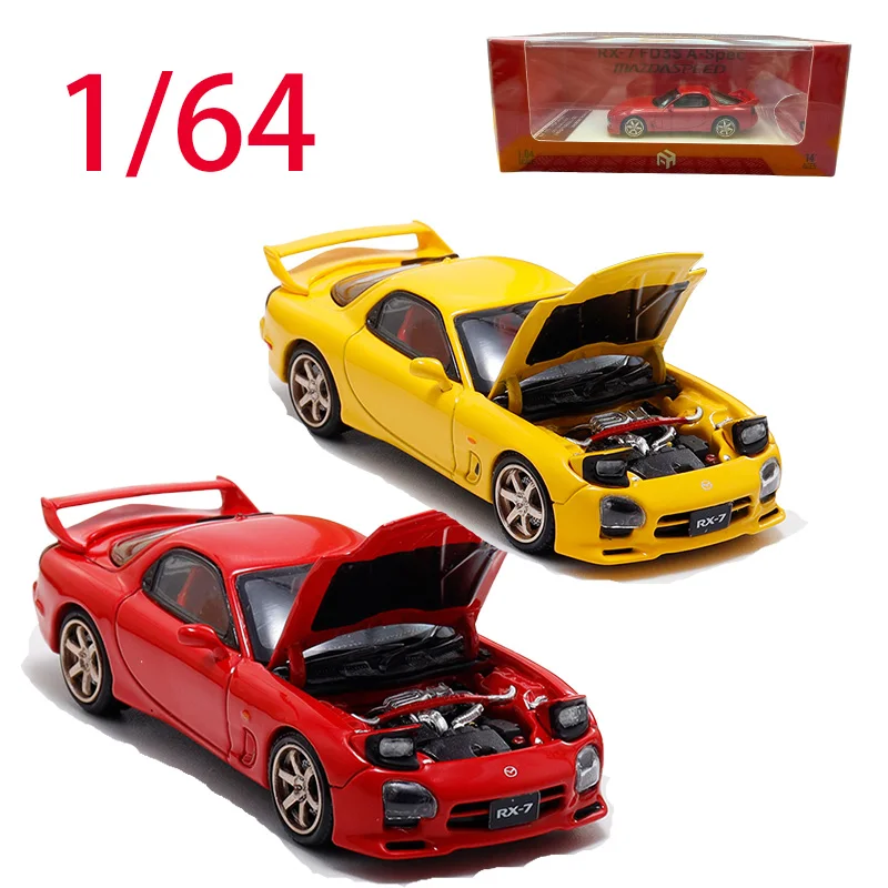 FH Литой под давлением масштаб 1/64 Mazda, модель автомобиля из сплава Mazda RX7 FD3S, игровые транспортные средства, игрушки для мальчиков, оригинальная коробка с открытым капюшоном, ограниченная серия
FH Литой под давлением масштаб 1/64 Mazda, модель автомобиля из сплава Mazda RX7 FD3S, игровые транспортные средства, игрушки для мальчиков, оригинальная коробка с открытым капюшоном, ограниченная серия
