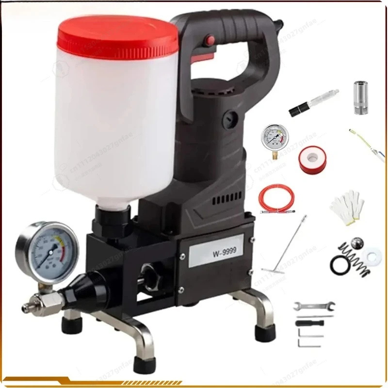 M-9999 High Pressure Epoxy Grouting Machine 220V/1100W Epoxy/Polyurethane Foam Injection Pump Crack Repair and Plugging Machine
M-9999 High Pressure Epoxy Grouting Machine 220V/1100W Epoxy/Polyurethane Foam Injection Pump Crack Repair and Plugging Machine
