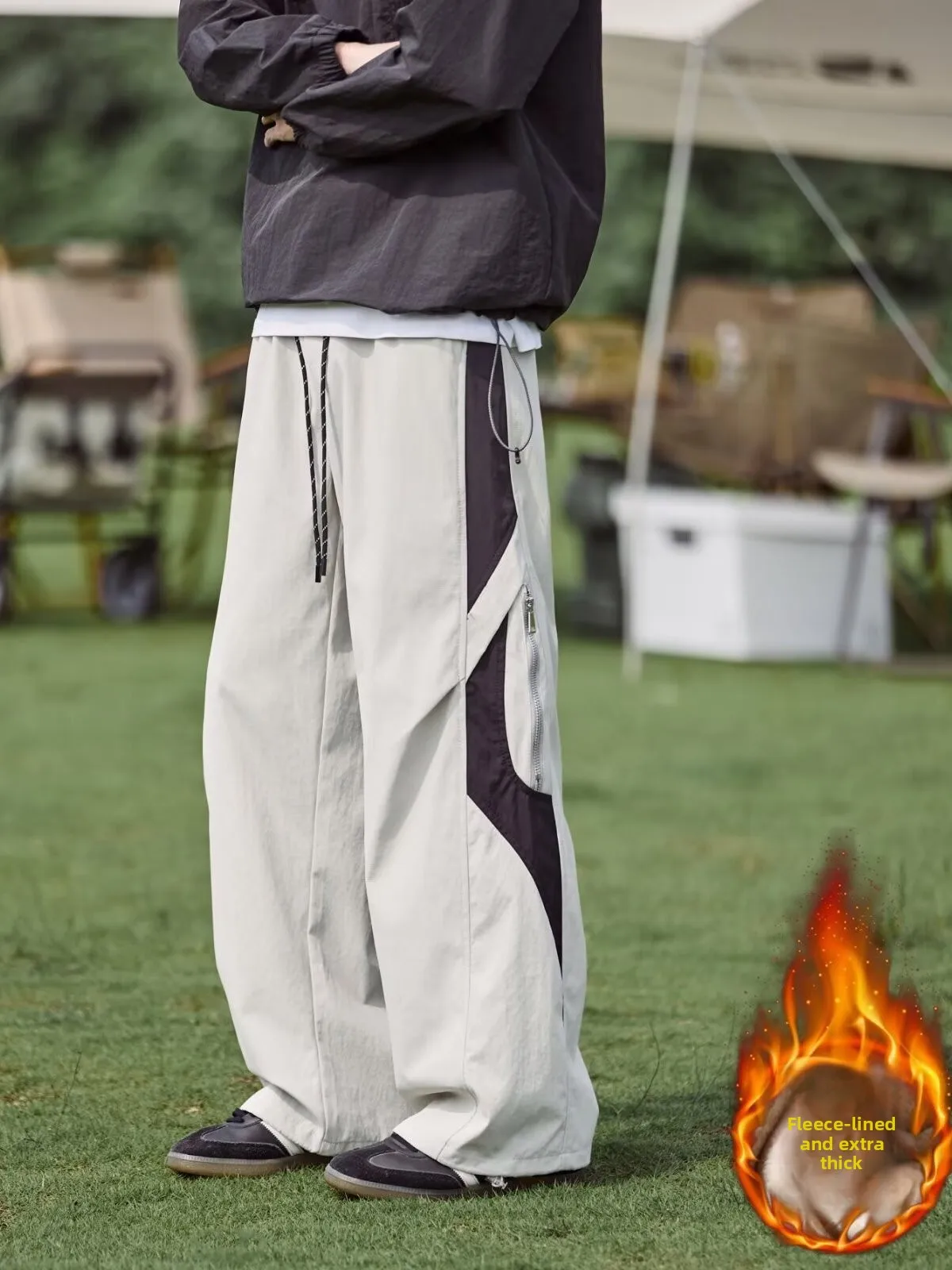 Ретро Гонконг Sle Свободные брюки с прямыми штанинами на подкладке для мужчин Спортивные брюки Qui Dry на открытом воздухе Модные
Ретро Гонконг Sle Свободные брюки с прямыми штанинами на подкладке для мужчин Спортивные брюки Qui Dry на открытом воздухе Модные