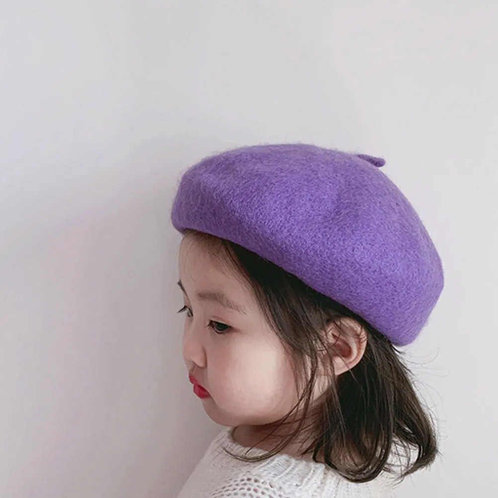 Beret Dark Grey Size M French Style Warm Beret Lightweight Portable Autumn Winter Children Wool Hat Girls Outdoor
Beret Dark Grey Size M French Style Warm Beret Lightweight Portable Autumn Winter Children Wool Hat Girls Outdoor