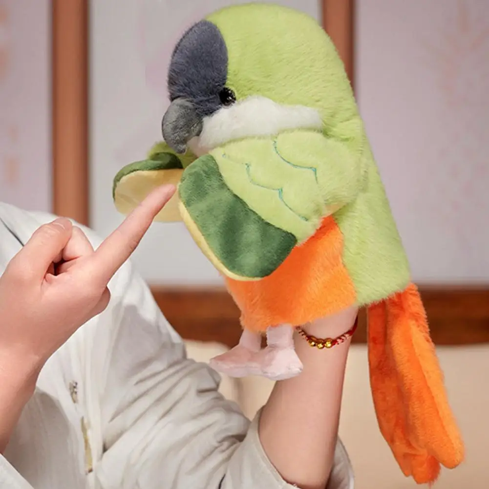 Soft Hand Puppet Plush Baby Doll Parrot Hand Puppet Plush Toy for Early Education Soft Stuffed Bird Ventriloquist Doll for Kids
Soft Hand Puppet Plush Baby Doll Parrot Hand Puppet Plush Toy for Early Education Soft Stuffed Bird Ventriloquist Doll for Kids