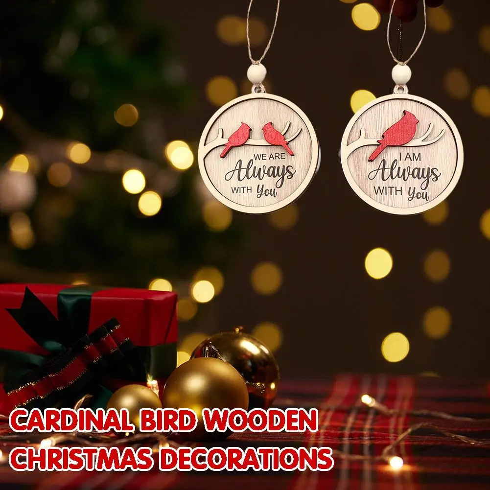 1 Piece I Am Always With You Cardinal Wood Ornament Ornament Cardinal Tree Christmas Bauble Christmas Wooden Decorations Bi L2A9
1 Piece I Am Always With You Cardinal Wood Ornament Ornament Cardinal Tree Christmas Bauble Christmas Wooden Decorations Bi L2A9