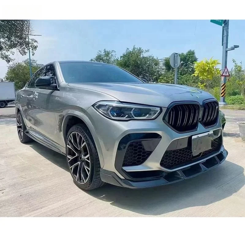 Real Carbon Fiber LD Style Car Bumper Sporty Front Sp Lip X6M F96 2019-2022 Car Bodykit Exterior Accessory Parts
Real Carbon Fiber LD Style Car Bumper Sporty Front Sp Lip X6M F96 2019-2022 Car Bodykit Exterior Accessory Parts