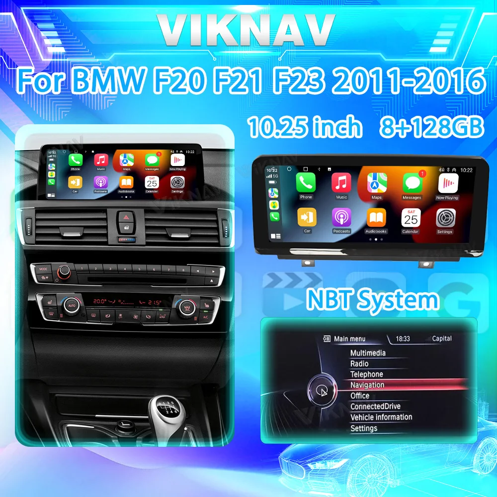 Автомагнитола Viknav, 10,25 дюймов, Android 13 для BMW 1 серии 2 серии F20 F21 F23 2011-2016 DSP, беспроводная навигация Carplay, мультимедиа
Автомагнитола Viknav, 10,25 дюймов, Android 13 для BMW 1 серии 2 серии F20 F21 F23 2011-2016 DSP, беспроводная навигация Carplay, мультимедиа