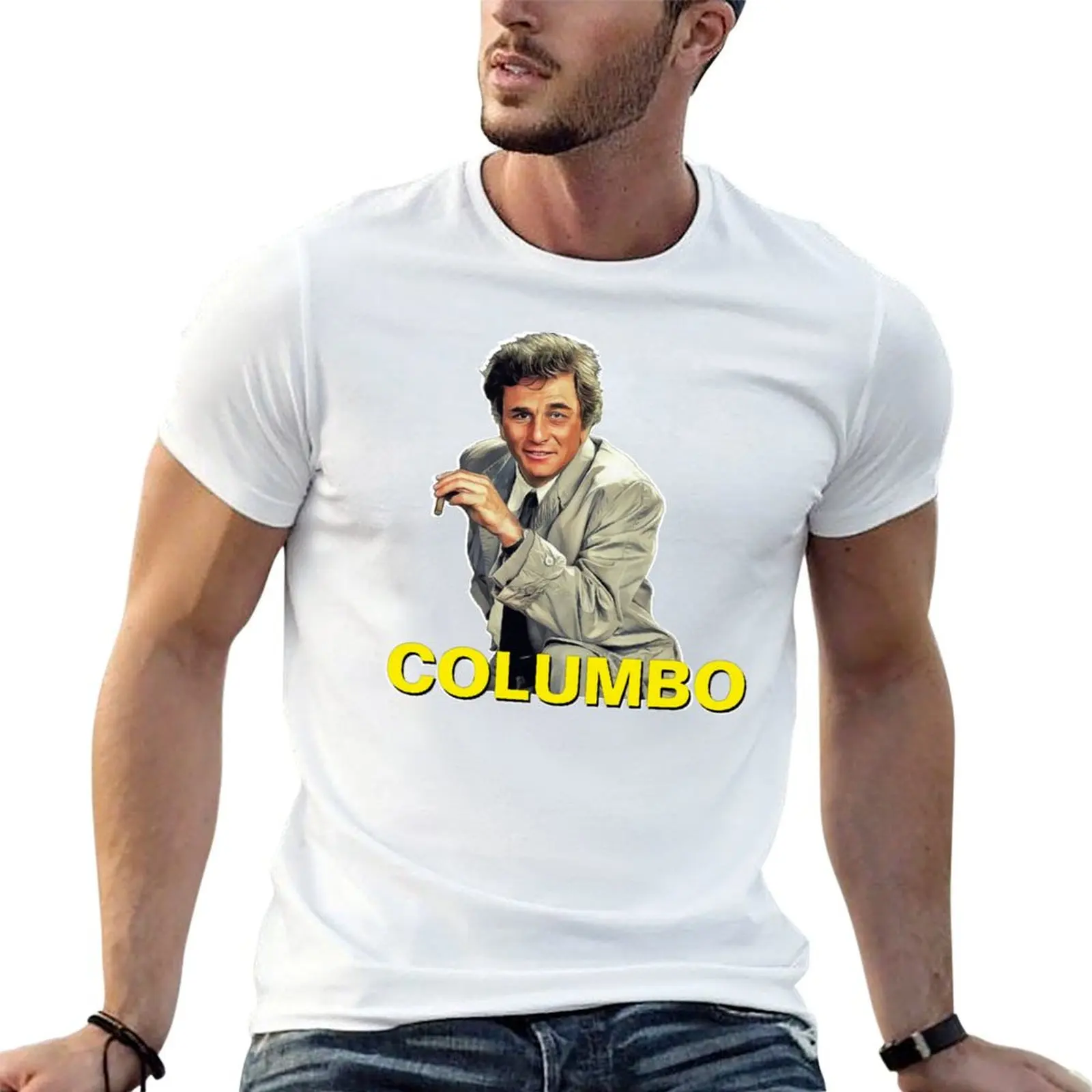 COLUMBO Vintage style Portrait art T-Shirt man t shirts cotton anime t shirts oversize T-Shirt
COLUMBO Vintage style Portrait art T-Shirt man t shirts cotton anime t shirts oversize T-Shirt