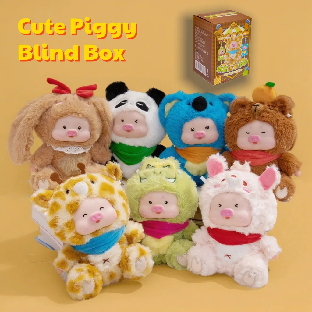 Piggy Series Blind Box Plush Vinyl Animal Stuffed Doll Cute Anime Figure Guess Bag Mystery Box Toys Ornaments Gift
Piggy Series Blind Box Plush Vinyl Animal Stuffed Doll Cute Anime Figure Guess Bag Mystery Box Toys Ornaments Gift