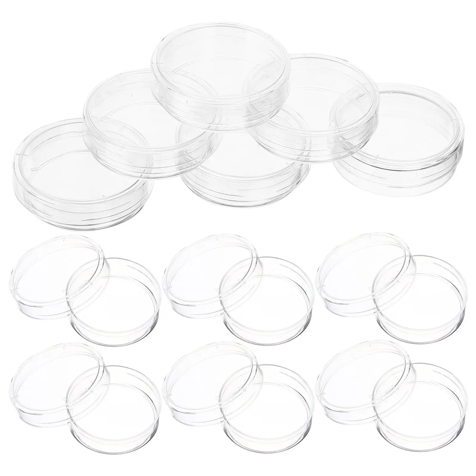 30pcs Culture Plate Clear Plastic Petri Dishes Lids for Lab Chemistry Experiments Agar Plates Lab Supplies Teaching Equipment
30pcs Culture Plate Clear Plastic Petri Dishes Lids for Lab Chemistry Experiments Agar Plates Lab Supplies Teaching Equipment