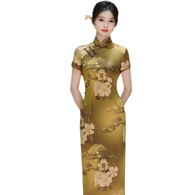 M-4XL Large Size Qipao Elegant Sexy Retro Slim Cheongsam Traditional Mandarin Dress Chinese Evening Party Gown COSPLAY clothes
M-4XL Large Size Qipao Elegant Sexy Retro Slim Cheongsam Traditional Mandarin Dress Chinese Evening Party Gown COSPLAY clothes
