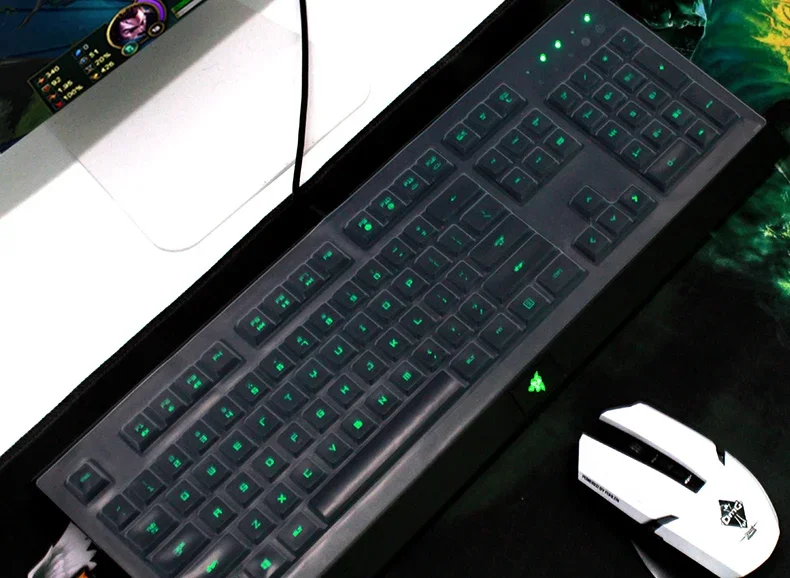Transparent Clear Silicone Keyboard Cover Protector Film For Razer Ornata Chroma Gaming Keyboard
Transparent Clear Silicone Keyboard Cover Protector Film For Razer Ornata Chroma Gaming Keyboard