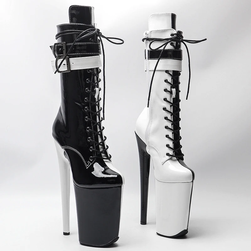 23CM/9inches color matching Extreme High Heels Platform Boots Lace Up Sexy Pole Dancing Ankle Boots women boot 4BY
23CM/9inches color matching Extreme High Heels Platform Boots Lace Up Sexy Pole Dancing Ankle Boots women boot 4BY