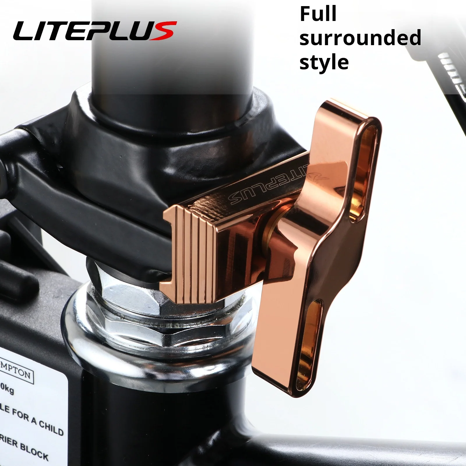 LITEPLUS Folding Bike C Buckle Knob Hinge Clamp Bicycle Titanium Alloy Handle Hinge Clamp Kit Folding Buckle Fixed For Brompton
LITEPLUS Folding Bike C Buckle Knob Hinge Clamp Bicycle Titanium Alloy Handle Hinge Clamp Kit Folding Buckle Fixed For Brompton