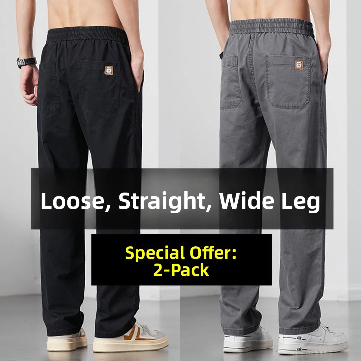 New Men's Casual Workwear Pants Loose Fit Straight Leg Lightweight Wear Resistant Summer Long Trousers Faionable All Match
New Men's Casual Workwear Pants Loose Fit Straight Leg Lightweight Wear Resistant Summer Long Trousers Faionable All Match
