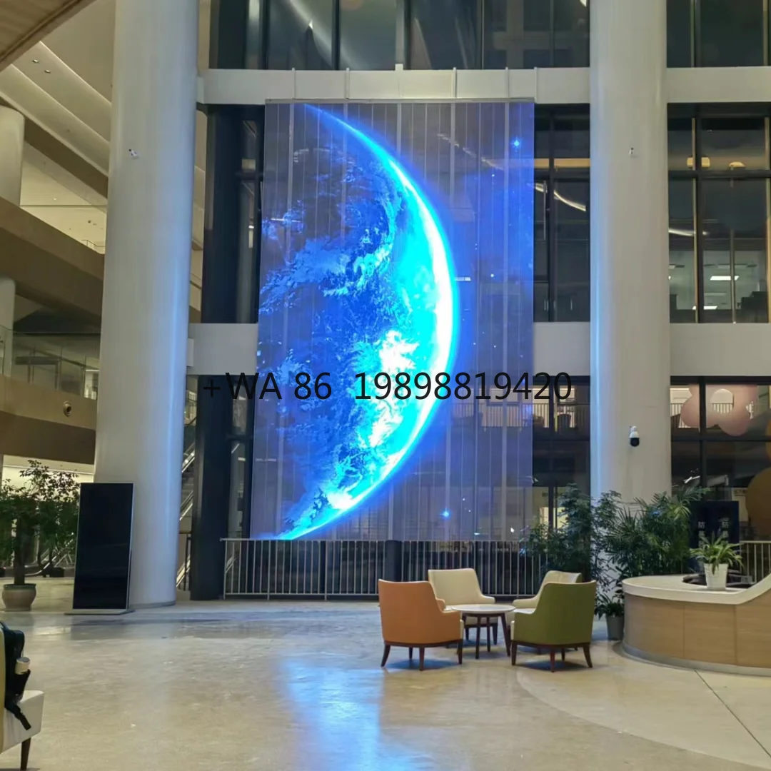 Ultra Clear Transparent LED Display Glass Screen for Storefront Windows Advertising
Ultra Clear Transparent LED Display Glass Screen for Storefront Windows Advertising