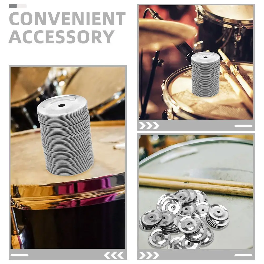 100 Pcs Drum Cymbals Rings Tambourine for Replace Silver Stainless Steel Accessories
100 Pcs Drum Cymbals Rings Tambourine for Replace Silver Stainless Steel Accessories