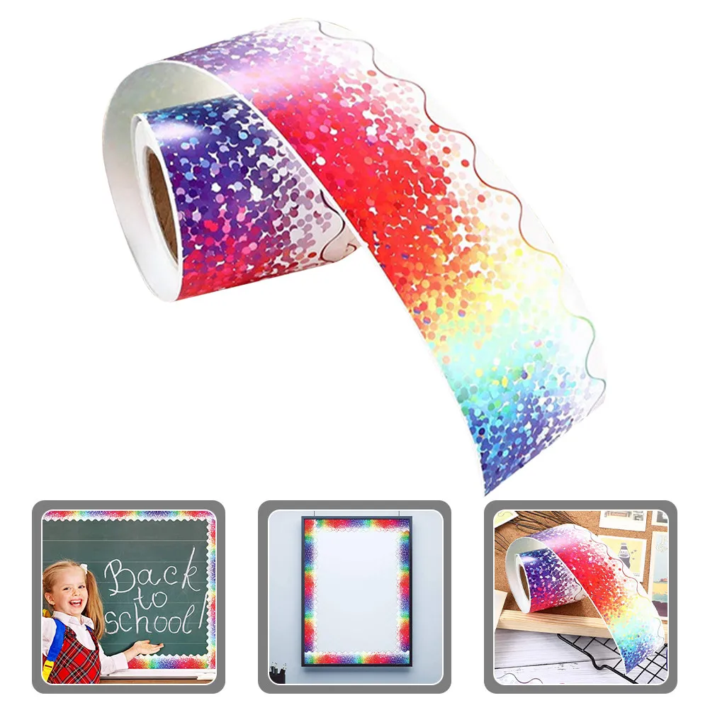 1 Roll Colorful Border Sticker Dotted Pattern Replaceable Trim for Classroom Bulletin Board Decoration Office Door Window
1 Roll Colorful Border Sticker Dotted Pattern Replaceable Trim for Classroom Bulletin Board Decoration Office Door Window
