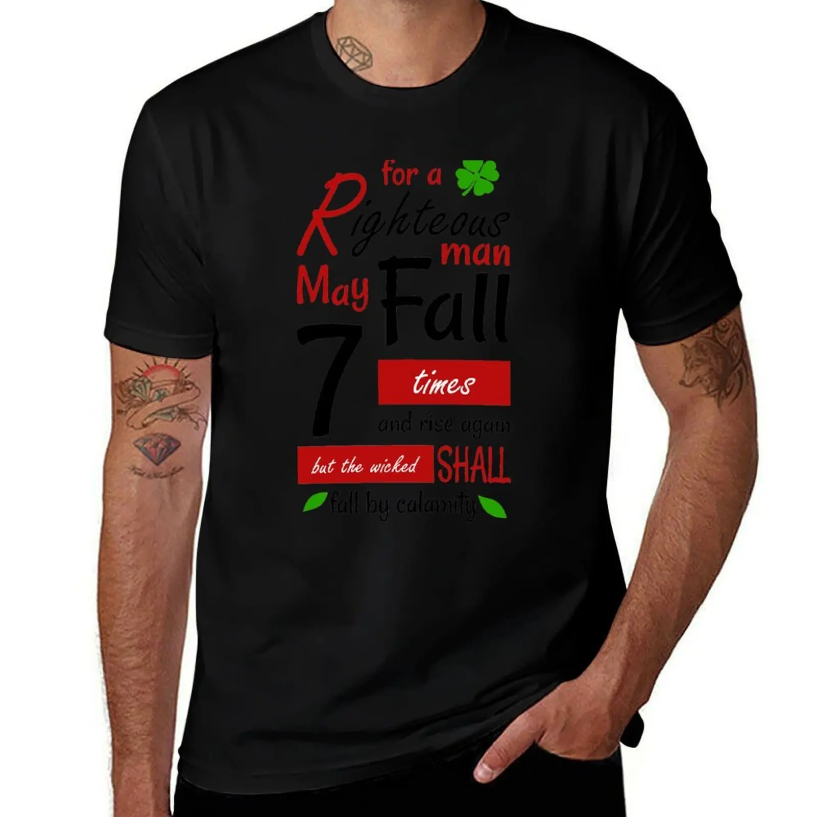 For A Righteous Man May Fall 7 Times And Rise Again Proverbs 24:16 T-Shirt fashion shirts oversizeds men clothes
For A Righteous Man May Fall 7 Times And Rise Again Proverbs 24:16 T-Shirt fashion shirts oversizeds men clothes