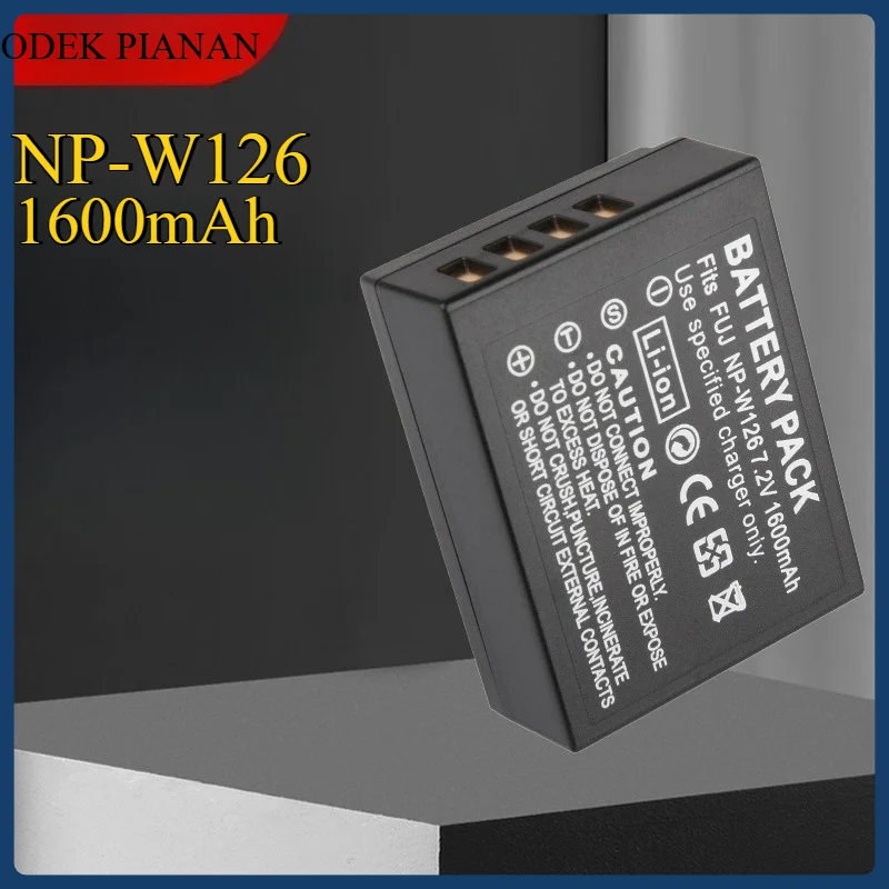 Аккумулятор NP-W126 1600 мАч для камеры Fujifilm, замена большой емкости для цифровой камеры Fuji X-T4/X-T3/X-T30/X-Pro3, мощность
Аккумулятор NP-W126 1600 мАч для камеры Fujifilm, замена большой емкости для цифровой камеры Fuji X-T4/X-T3/X-T30/X-Pro3, мощность