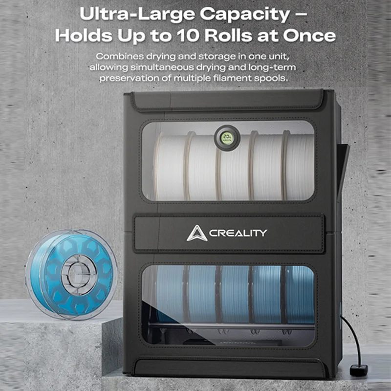 Creality Multi-roll Filament Dryer 10-roll Large Capacity Maximum Temeperature 70℃ Detachable Heating Module 3d Printer Parts
Creality Multi-roll Filament Dryer 10-roll Large Capacity Maximum Temeperature 70℃ Detachable Heating Module 3d Printer Parts
