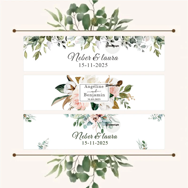 Customized personalized water bottle labels, wedding water bottle labels, advertising water bottle labels
Customized personalized water bottle labels, wedding water bottle labels, advertising water bottle labels
