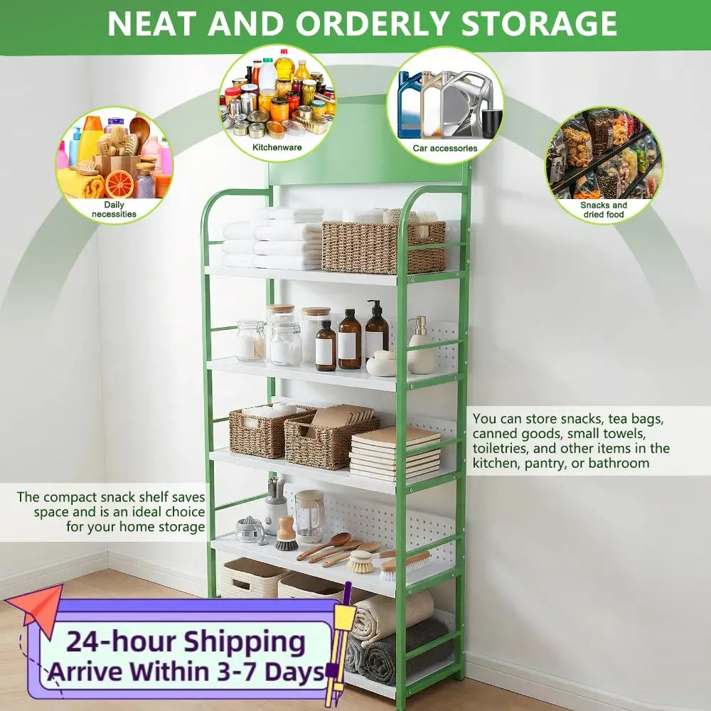 5 Tier Soda Can Organizer with Signboard Floor Standing Snack Candy Rack Display for Kitchen Office and Convenience Store
5 Tier Soda Can Organizer with Signboard Floor Standing Snack Candy Rack Display for Kitchen Office and Convenience Store