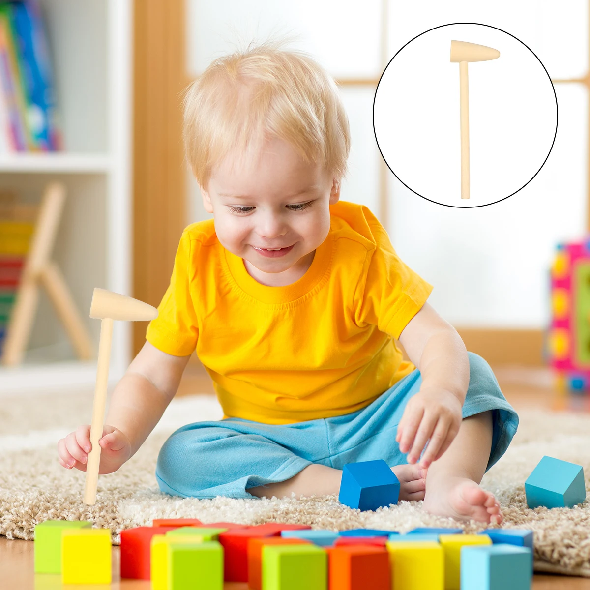 15 Pcs Mini Hammer Small Hammers Wooden Toy Kids Child Mallets H Eye Coordination Safety Design Practical Gift
15 Pcs Mini Hammer Small Hammers Wooden Toy Kids Child Mallets H Eye Coordination Safety Design Practical Gift